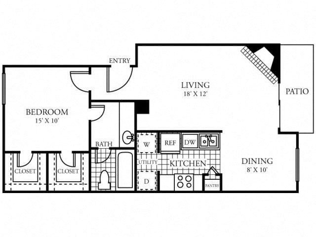 Floor Plans of Silverado Apartments in Houston, TX